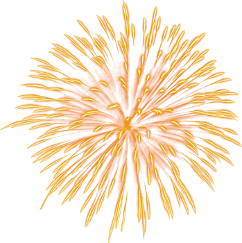Amazing Beautiful firework isolated for celebration anniversary merry christmas eve and happy new year png