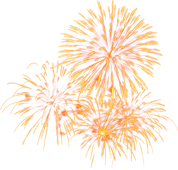Amazing Beautiful firework isolated for celebration anniversary merry christmas eve and happy new year png
