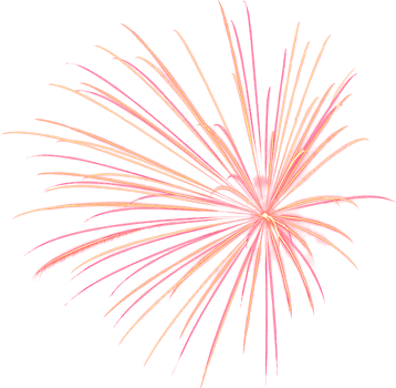 Amazing Beautiful firework isolated for celebration anniversary merry christmas eve and happy new year png
