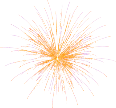 Amazing Beautiful firework isolated for celebration anniversary merry christmas eve and happy new year png
