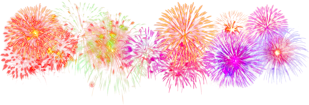 Amazing Beautiful firework isolated for celebration anniversary merry christmas eve and happy new year png