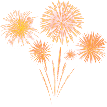 Amazing Beautiful firework isolated for celebration anniversary merry christmas eve and happy new year png