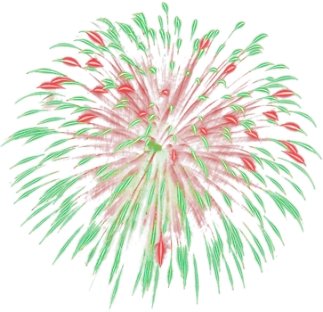 Amazing Beautiful firework isolated for celebration anniversary merry christmas eve and happy new year png