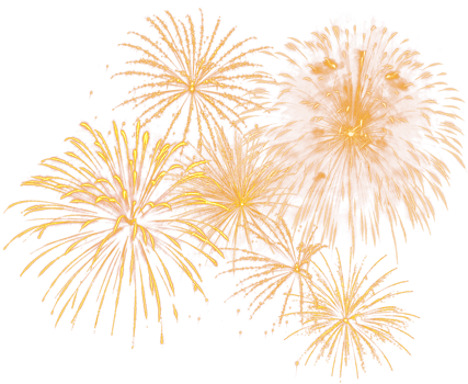 Amazing Beautiful firework isolated for celebration anniversary merry christmas eve and happy new year png