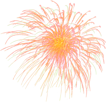 Amazing Beautiful firework isolated for celebration anniversary merry christmas eve and happy new year png