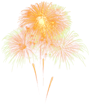 Amazing Beautiful firework isolated for celebration anniversary merry christmas eve and happy new year png