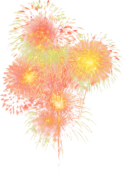 Amazing Beautiful firework isolated for celebration anniversary merry christmas eve and happy new year png