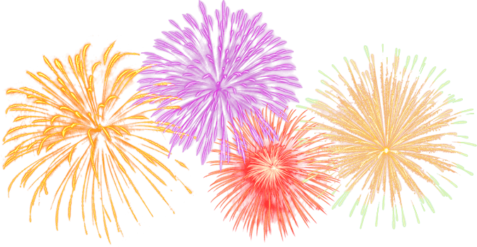 Amazing Beautiful firework isolated for celebration anniversary merry christmas eve and happy new year png