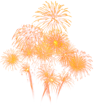 Amazing Beautiful firework isolated for celebration anniversary merry christmas eve and happy new year png
