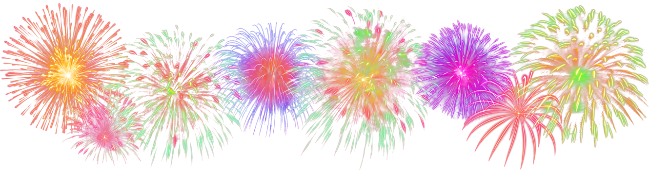 Amazing Beautiful firework isolated for celebration anniversary merry christmas eve and happy new year png