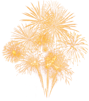 Amazing Beautiful firework isolated for celebration anniversary merry christmas eve and happy new year png