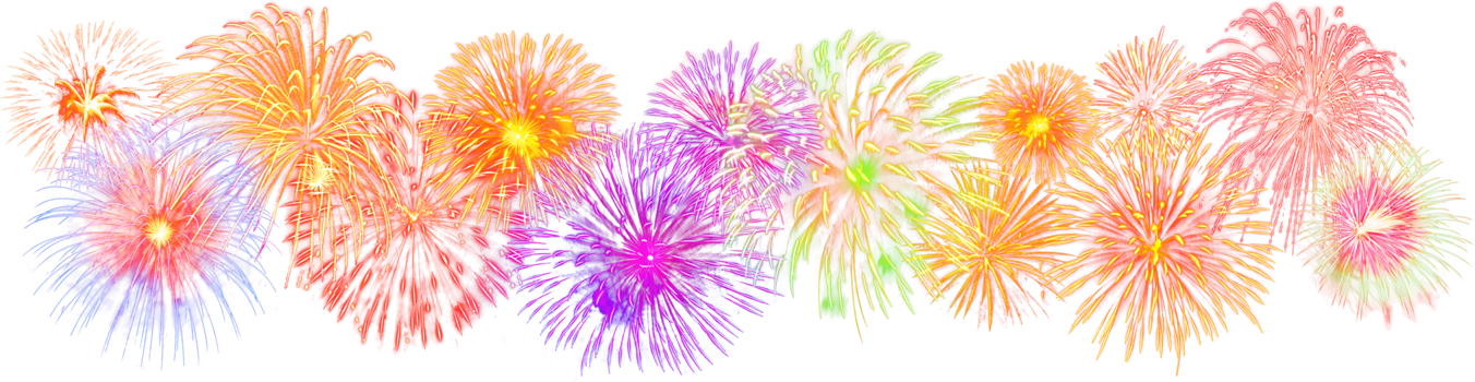 Amazing Beautiful firework isolated for celebration anniversary merry christmas eve and happy new year png