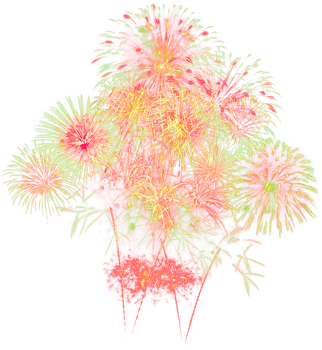Amazing Beautiful firework isolated for celebration anniversary merry christmas eve and happy new year png