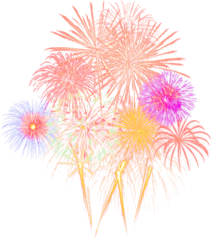 Amazing Beautiful firework isolated for celebration anniversary merry christmas eve and happy new year png