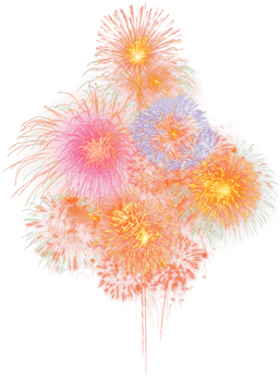 Amazing Beautiful firework isolated for celebration anniversary merry christmas eve and happy new year png