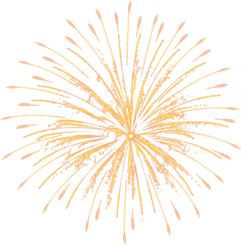 Amazing Beautiful firework isolated for celebration anniversary merry christmas eve and happy new year png
