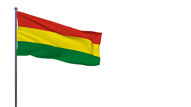 Bolivia Faso Flag Waving in The Wind 3D Rendering, National Day, Independence Day png