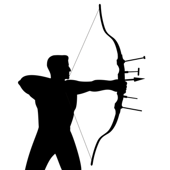 Archer Shooting Arrow png