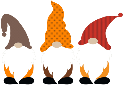 Autumn gnomes with autumn elements. Fall shirt design. DIY fall gnomes shirt design. Gnomes with leaves, pumpkin. Autumn sublimation. png