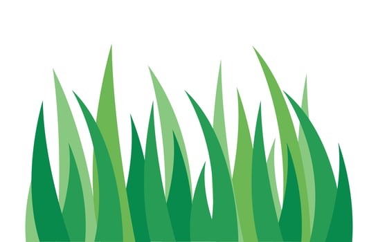 grass field banner vector illustration