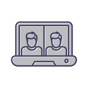 Online Class Vector Icon