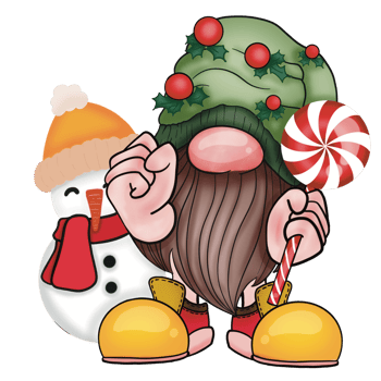 Christmas gnome in Holiday png