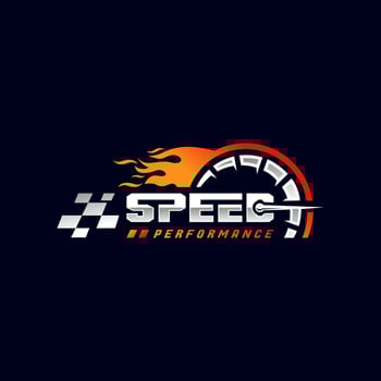 Fast and speed vector logo template