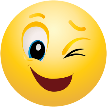 Winking Emoticon Yellow  Color png