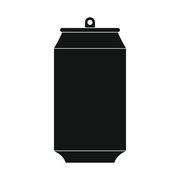 Aluminum can icon vector