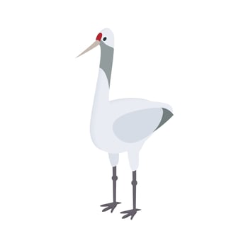 Crane icon in isometric 3d style vector
