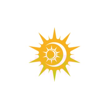 Sun vector illustration icon