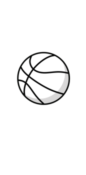 Basketball icon in line style. png