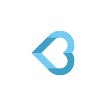 love simple logo icon titles vector