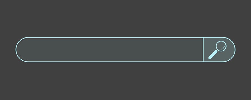 Search bar icon. Vector illustration