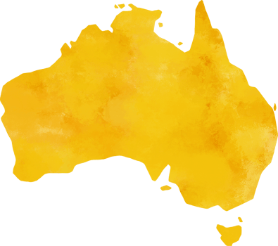 watercolor painting of australia map. png