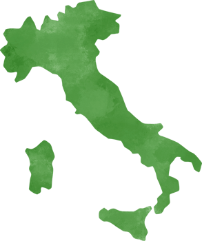 watercolor painting of italy map. png