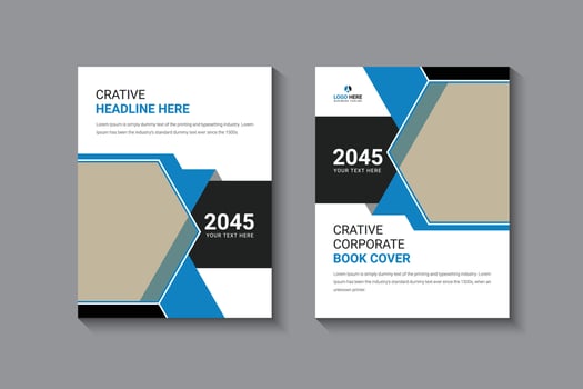Book Cover Template Design free vector