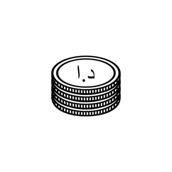 Jordanian Currency Icon Symbol, Jordanian Dinar, JOD Sign. Vector Illustration