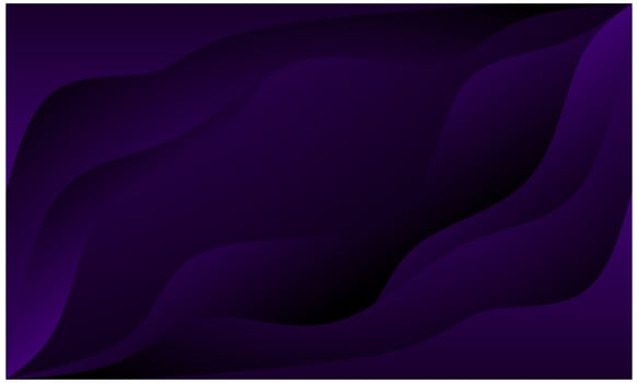 Dark purple abstract wave background for presentations, banners, posters, flyers, greeting cards etc vector