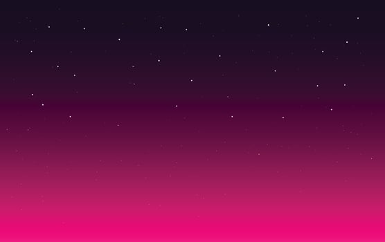 night view design with many stars vector