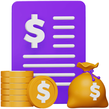 Accounts receivable 3d rendering isometric icon. png