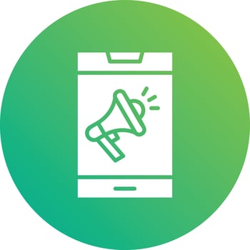 Mobile Marketing Vector Icon Design Illustration