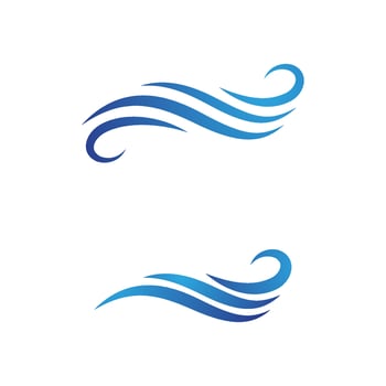 Water wave icon vector design