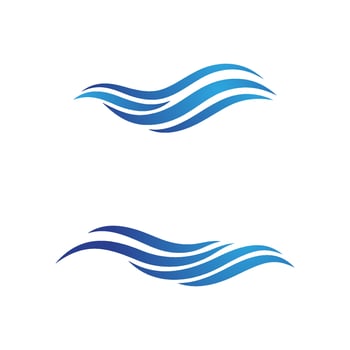 Water wave icon vector design