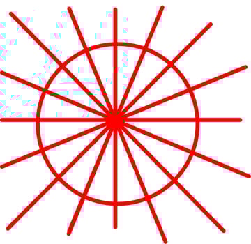Target arrow board vector