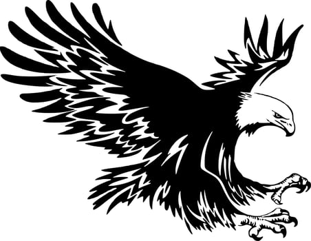 Eagle icon vector