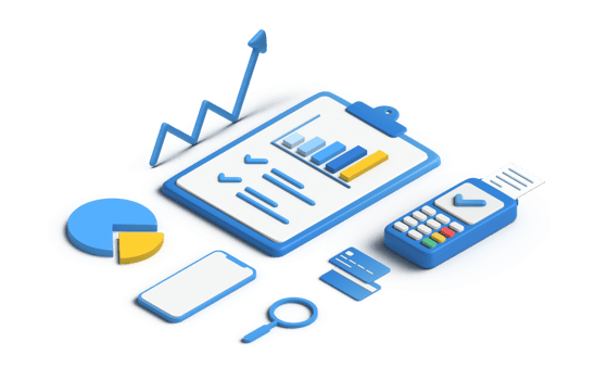 3D Illustration financial management concept and investment, Banner template of payment with money. png