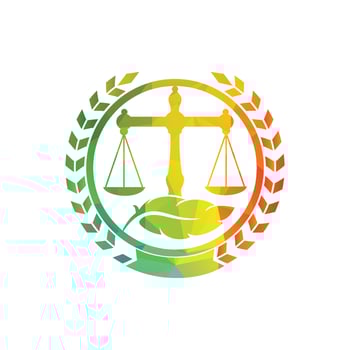 Law Balance And Attorney Monogram Logo Design. Balance logo design related to attorney, law firm or lawyers. vector