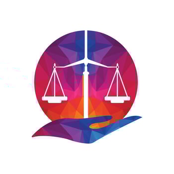 Law Care Logo design template. Balance logo design related to attorney, law firm or lawyers. vector