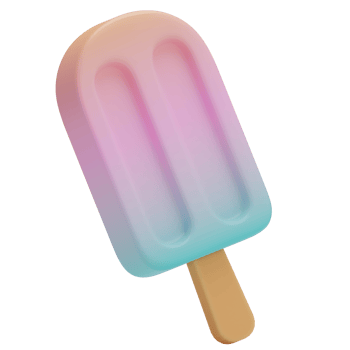 3d Rendering Food Ice stick Illustration png
